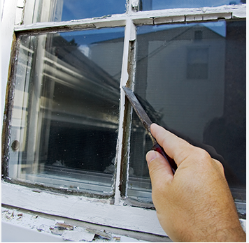New glazing, remove old window